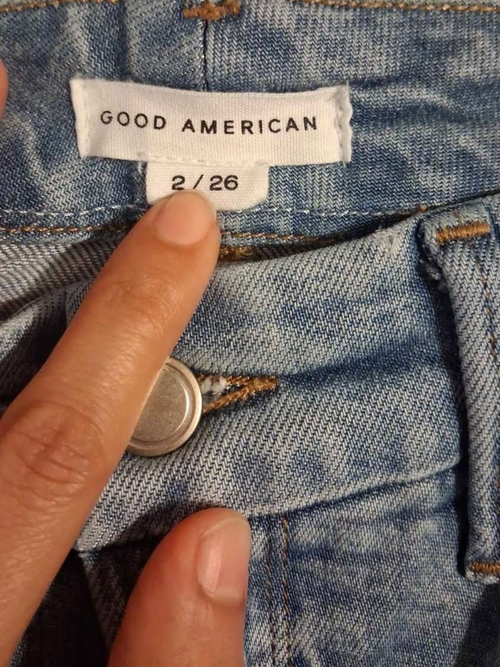 Good American Light Blue High-Rise Women’s Jeans